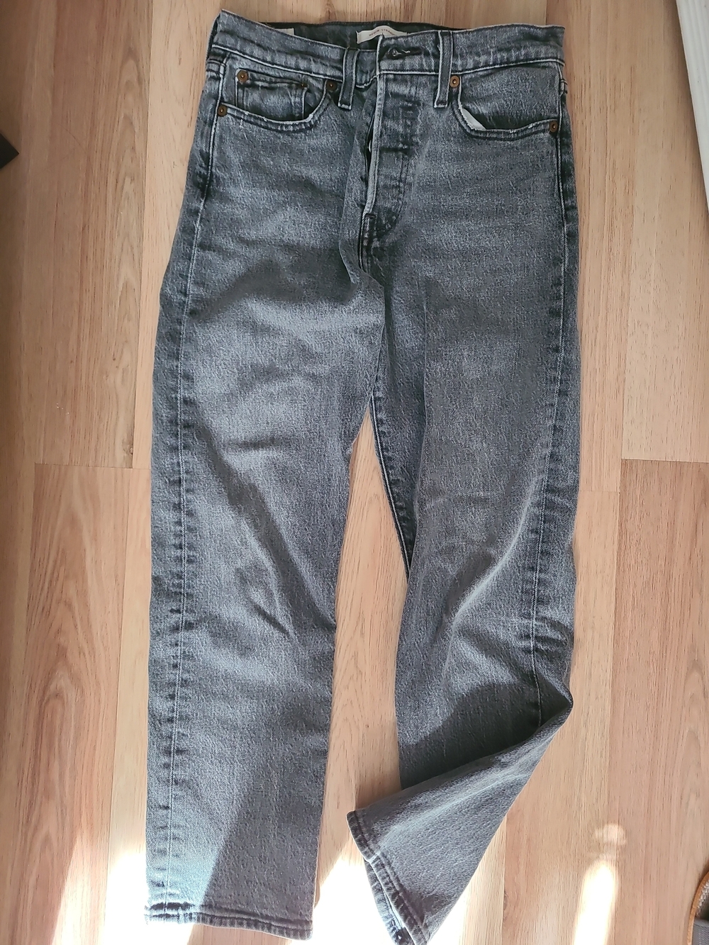 Levi's Wedgie Straight Jeans - Grey